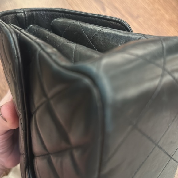 Vintage Chanel double-sided single flap bag 100% authentic - Picture 13 of 16